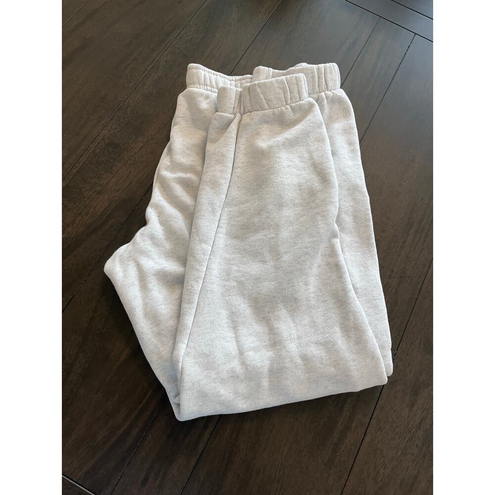 Universal thread size small, white heather, activewear sweatpants